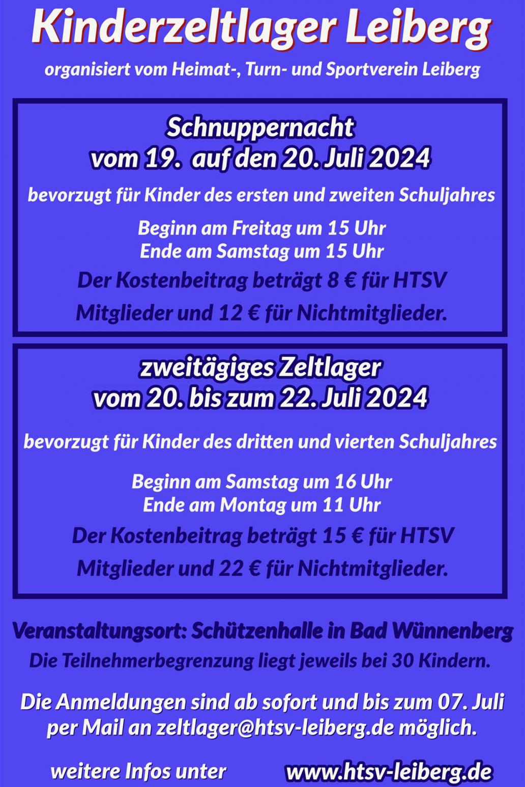 Kinderzeltlager 2024