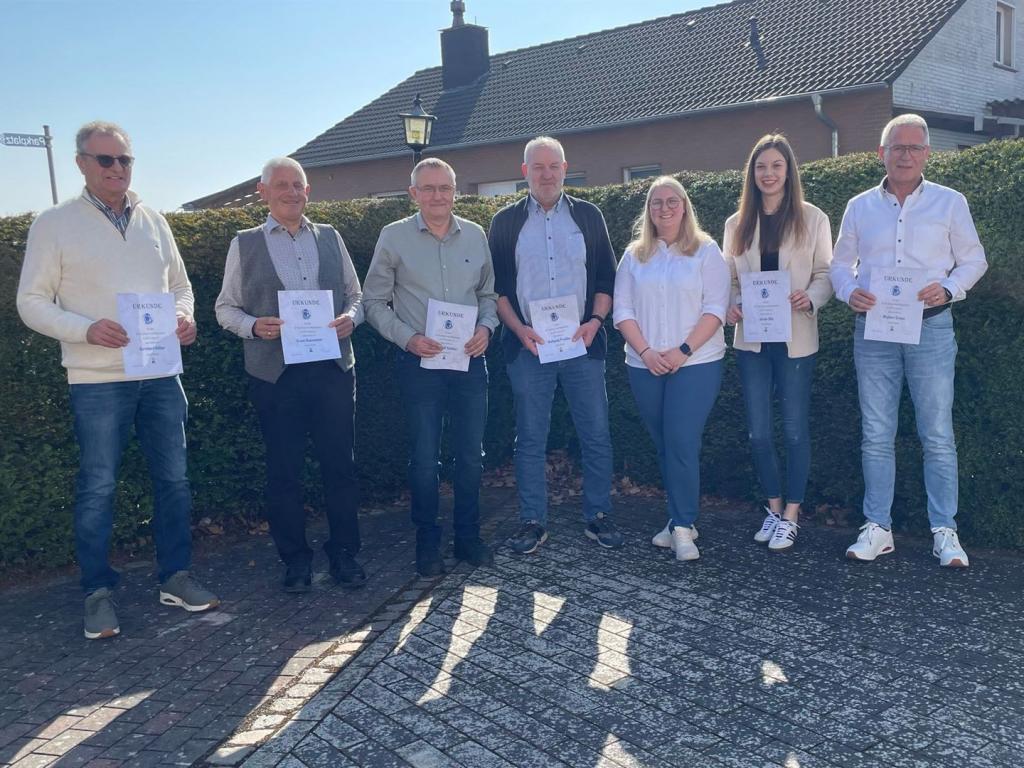 Ehrung 25 und 50 Jahre Mitgliedschaft